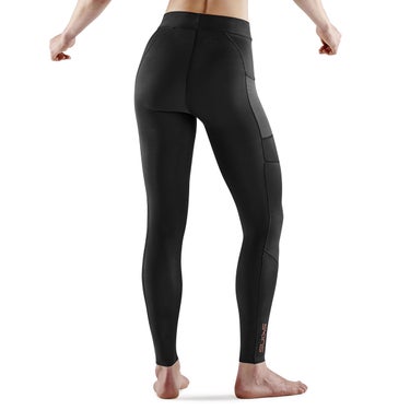 スキンズ SKINS SERIES-5 ウィメンズ ロングタイツ ストレッチパンツ 18271510-019 2023年モデル ポケット部分