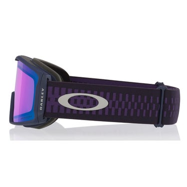 オークリー OAKLEY LINE MINER L ラインマイナー BLACK / PRIZM SNOW ICED IRIDIUM スキー スノーボードゴーグル 2026-2027 サイドストラップ