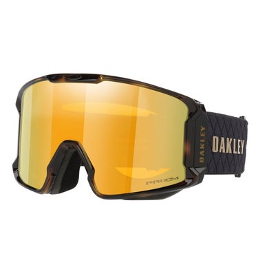 オークリー OAKLEY LINE MINER L / SU YIMING Signature ラインマイナー / スー・イーミンモデル BLACK / PRIZM SNOW 24K スキー スノーボードゴーグル 2026-2027 正面デザイン