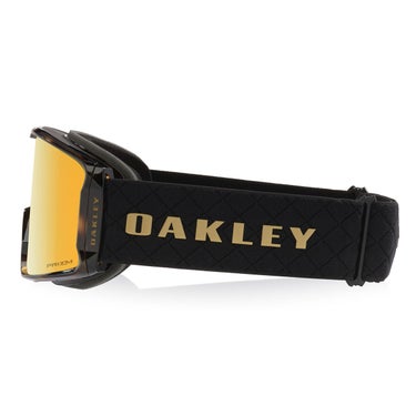 オークリー OAKLEY LINE MINER L / SU YIMING Signature ラインマイナー / スー・イーミンモデル BLACK / PRIZM SNOW 24K スキー スノーボードゴーグル 2026-2027 サイドストラップ