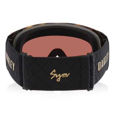 オークリー OAKLEY LINE MINER L / SU YIMING Signature ラインマイナー / スー・イーミンモデル BLACK / PRIZM SNOW 24K スキー スノーボードゴーグル 2026-2027 着用イメージ