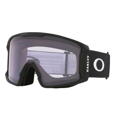 オークリー OAKLEY LINE MINER L ラインマイナー BLACK / PRIZM CLEAR スキー スノーボードゴーグル 2026-2027 正面デザイン