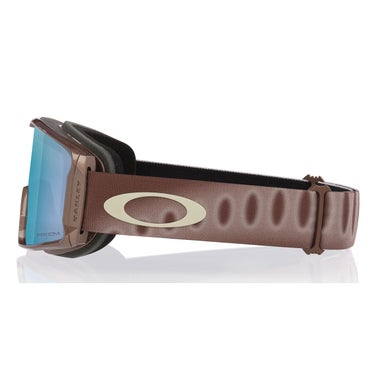 オークリー OAKLEY LINE MINER M ラインマイナー BROWN / PRIZM SNOW SAPPHIRE IRIDIUM スキー スノーボードゴーグル 2026-2027 サイドストラップ