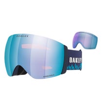 オークリー OAKLEY FLIGHT DECK PRO M AF フライトデック プロ アジアンフィット ボーナスレンズ付き BLUE / PRIZM SAPPHIRE/PRIZM ICED スキー スノーボードゴーグル 2026-2027 正面デザイン