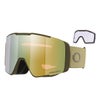 オークリー OAKLEY　LINE MINER PRO L AF ラインマイナー プロ アジアンフィット ボーナスレンズ付き GREEN / PRIZM SAGE GOLD, PRIZM CLEAR　スキー スノーボードゴーグル 2026-2027