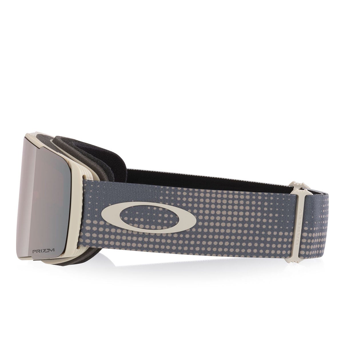 オークリー OAKLEY LINE MINER PRO L AF ラインマイナー プロ アジアンフィット ボーナスレンズ付き GREY / PRIZM BLACK, PRIZM CLEAR スキー スノーボードゴーグル 2026-2027 着用イメージ