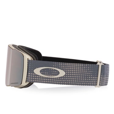 オークリー OAKLEY LINE MINER PRO L AF ラインマイナー プロ アジアンフィット ボーナスレンズ付き GREY / PRIZM BLACK, PRIZM CLEAR スキー スノーボードゴーグル 2026-2027 着用イメージ