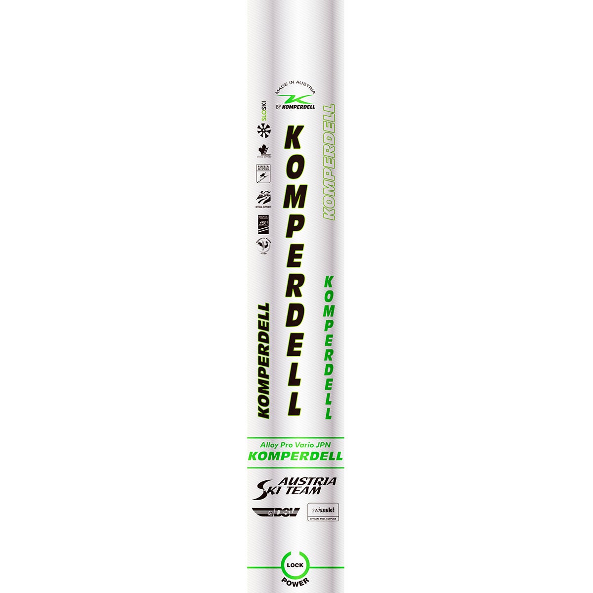 コンパーデル KOMPERDELL ALLOY PRO VARIO アロー プロ ヴァリオ スキーストック 2025-2026 Green 先端部分