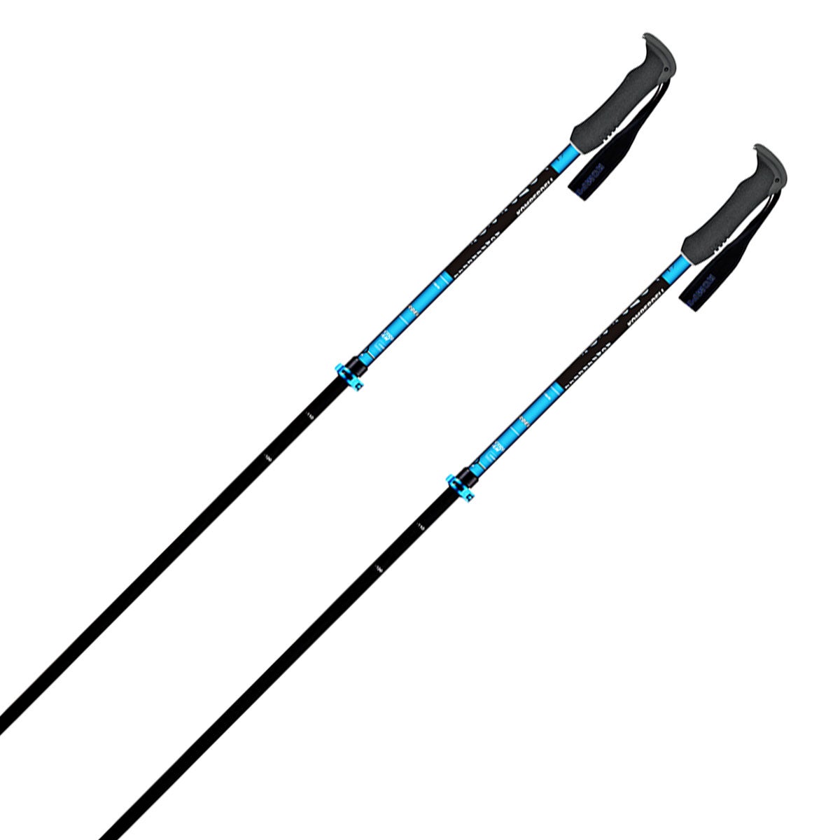 コンパーデル KOMPERDELL CARBON PRO VARIO JAPAN カーボン プロ ヴァリオ ジャパン スキーストック 2026-2027 Blue 全体デザイン