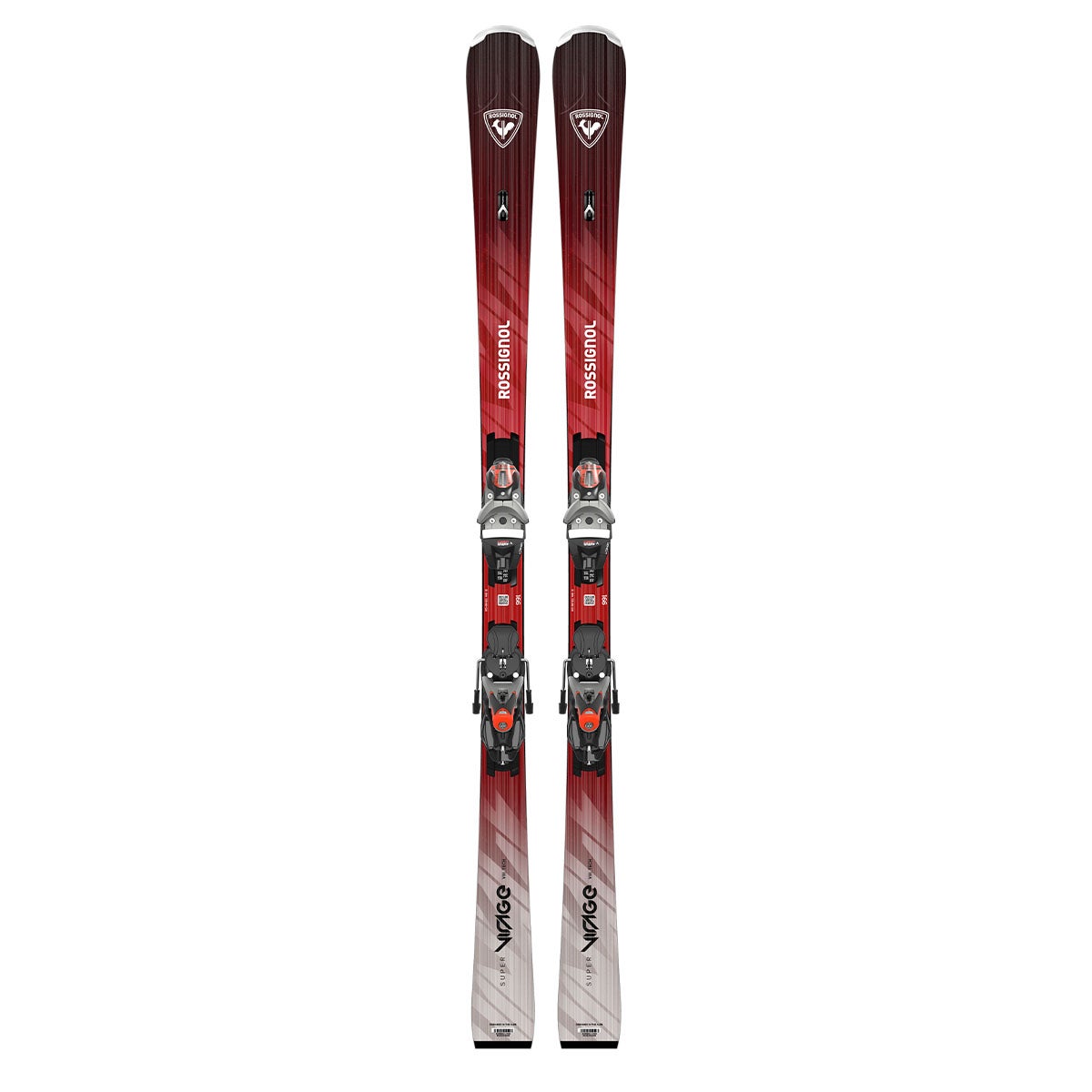 ロシニョール ROSSIGNOL SUPER VIRAGE VII OVERSIZE KONECT スキー板 ビンディングセット 2025-2026 トップシートデザイン