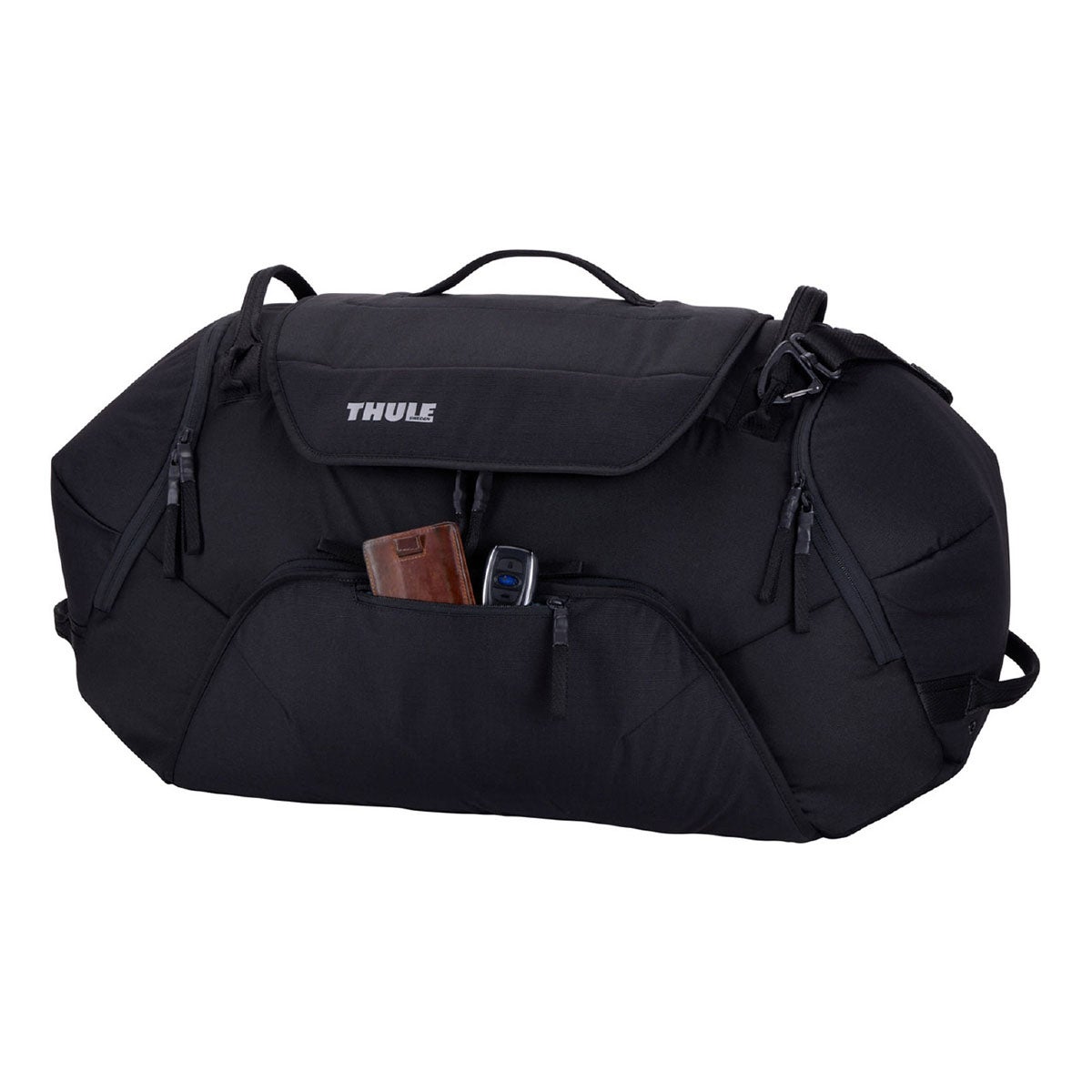 スーリー THULE　RoundTrip Snow Duffel ラウンドトリップスノーダッフル 80L BLACK　ダッフルバッグ 2026-2027 BLACK