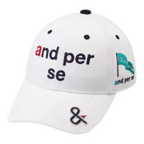 アンパスィ and per se　メンズ キャップ AMF8406 10 ホワイト　2026年モデル