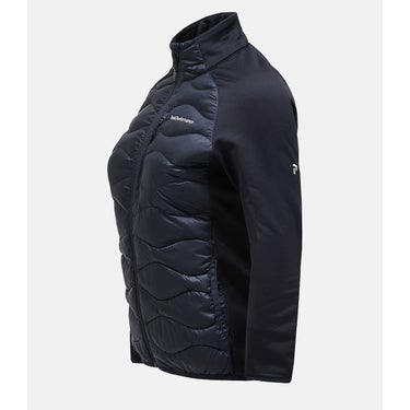 ピークパフォーマンス PEAK PERFORMANCE スキー スノーボードウェア ウィメンズ ヘリウムダウンハイブリッドジャケット W Helium Down Hybrid Jacket G79839-020 2026-2027 BLACK 側面デザイン