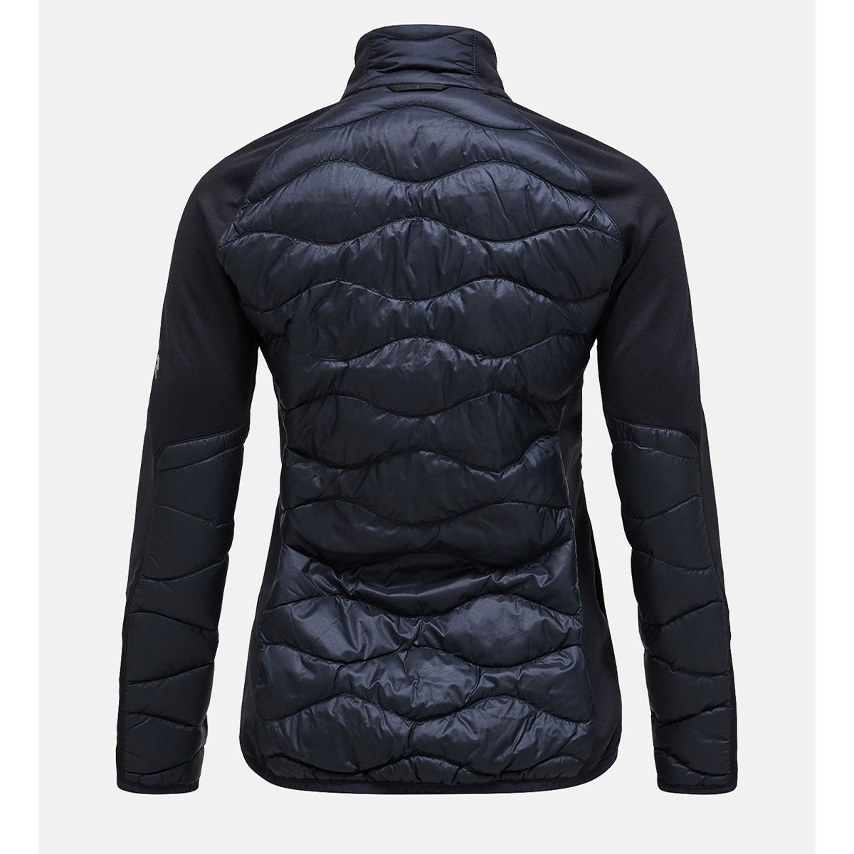 ピークパフォーマンス PEAK PERFORMANCE スキー スノーボードウェア ウィメンズ ヘリウムダウンハイブリッドジャケット W Helium Down Hybrid Jacket G79839-020 2026-2027 BLACK ディテール