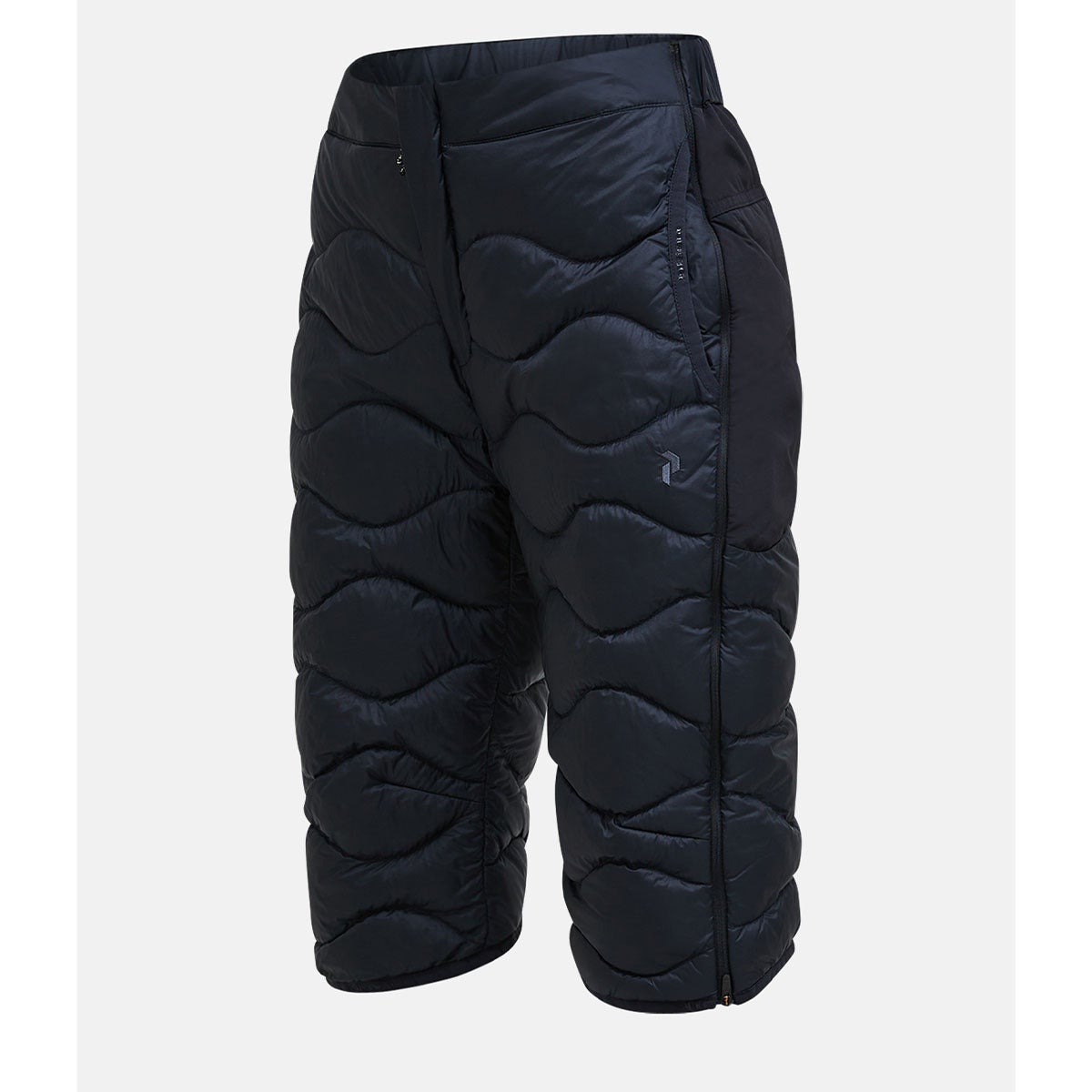 ピークパフォーマンス PEAK PERFORMANCE スキー スノーボードウェア ウィメンズ ヘリウムダウンショーツ W Helium Down Shorts G80450-010 2026-2027 BLACK 側面デザイン