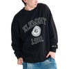 エレメント ELEMENT　COLLAGE CREW スウェットトレーナー BF022012 ブラック（FBK）
