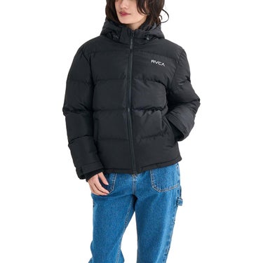ルーカ RVCA　BALANCE PUFFER HD JACKET レディース フーディー ジャケット BF044754 詳細2