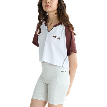 ルーカ RVCA　TAOS CROPPED RAGLAN ST レディース Tシャツ BF04C208 詳細2