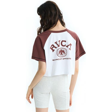 ルーカ RVCA　TAOS CROPPED RAGLAN ST レディース Tシャツ BF04C208 詳細3