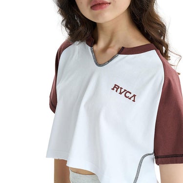ルーカ RVCA　TAOS CROPPED RAGLAN ST レディース Tシャツ BF04C208 詳細4