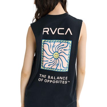ルーカ RVCA　SUN WAVE CUTOFF TT レディース タンクトップ BF04C371 詳細5