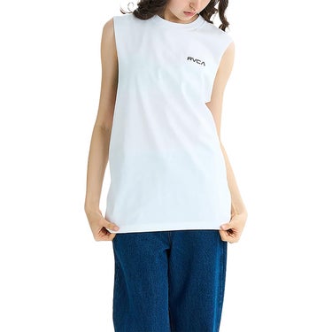 ルーカ RVCA　SUN WAVE CUTOFF TT レディース タンクトップ BF04C371 詳細12