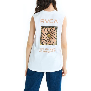 ルーカ RVCA　SUN WAVE CUTOFF TT レディース タンクトップ BF04C371 詳細13