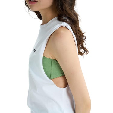 ルーカ RVCA　SUN WAVE CUTOFF TT レディース タンクトップ BF04C371 詳細16