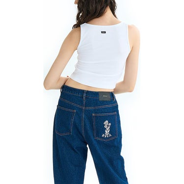 ルーカ RVCA　ONSHORE RIBBED TT レディース タンクトップ BF04C372 詳細2