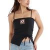 ルーカ RVCA　SOL DAD RIBBED CAMISOLE レディース タンクトップ BF04C373 詳細2