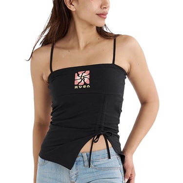 ルーカ RVCA　SOL DAD RIBBED CAMISOLE レディース タンクトップ BF04C373 詳細2