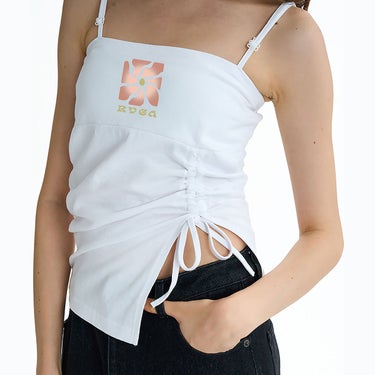 ルーカ RVCA　SOL DAD RIBBED CAMISOLE レディース タンクトップ BF04C373 詳細10