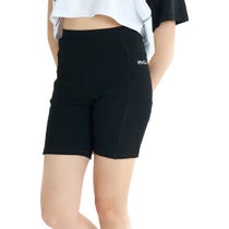 ルーカ RVCA　RIBBED BIKE SHORTS レディース ショートパンツ BF04C652