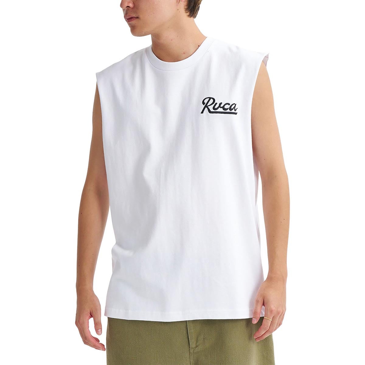 ルーカ RVCA　SCRIPT SEALED TT タンクトップ BG041353 WHITE（WHT）