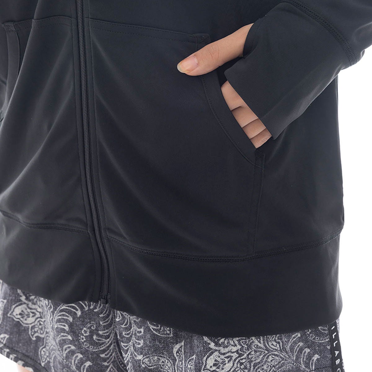 ビラボン BILLABONG　ZIP UP STAND LOOSE RASHGUARD レディース ジップラッシュガード BF013853 詳細6