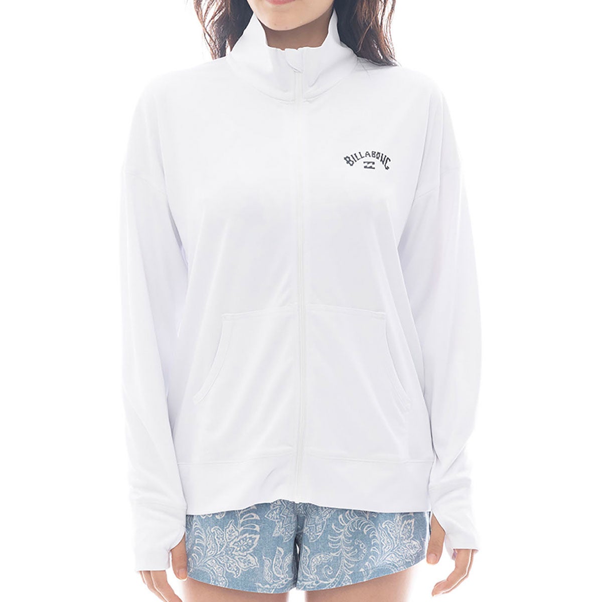 ビラボン BILLABONG　ZIP UP STAND LOOSE RASHGUARD レディース ジップラッシュガード BF013853 詳細7