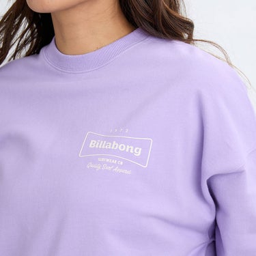 ビラボン BILLABONG　FEELING ALIVE BOY FIT CREW レディース トレーナー BF014001 詳細7