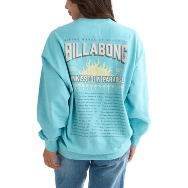 ビラボン BILLABONG　GRAPHIC LOOSE FIT CREW レディース トレーナー BF014002 詳細3
