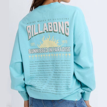 ビラボン BILLABONG　GRAPHIC LOOSE FIT CREW レディース トレーナー BF014002 詳細5