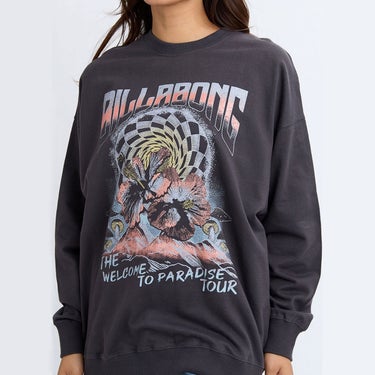 ビラボン BILLABONG　GRAPHIC LOOSE FIT CREW レディース トレーナー BF014002 詳細9