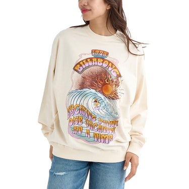 ビラボン BILLABONG　GRAPHIC LOOSE FIT CREW レディース トレーナー BF014002 詳細12