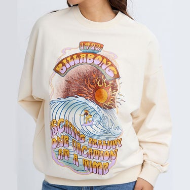 ビラボン BILLABONG　GRAPHIC LOOSE FIT CREW レディース トレーナー BF014002 詳細14