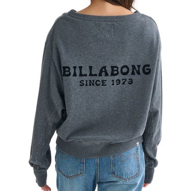 ビラボン BILLABONG　BOAT NECK LOOSE CROPPED CREW レディース トレーナー BF014003 詳細3