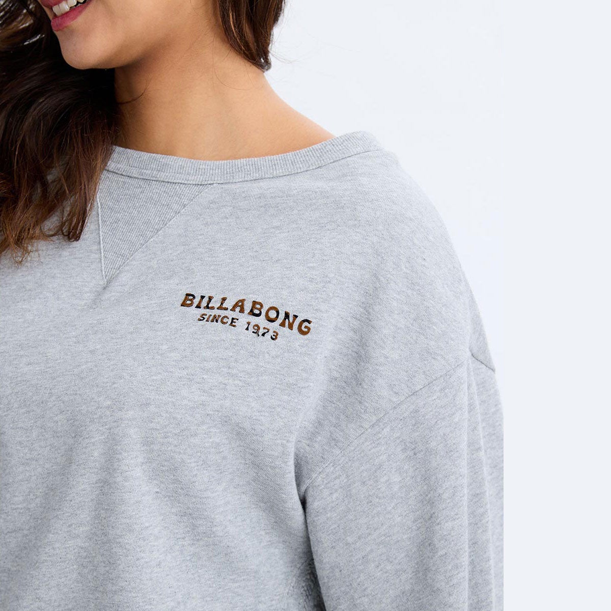 ビラボン BILLABONG　BOAT NECK LOOSE CROPPED CREW レディース トレーナー BF014003 詳細9