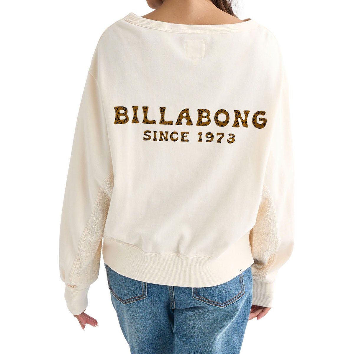 ビラボン BILLABONG　BOAT NECK LOOSE CROPPED CREW レディース トレーナー BF014003 詳細13