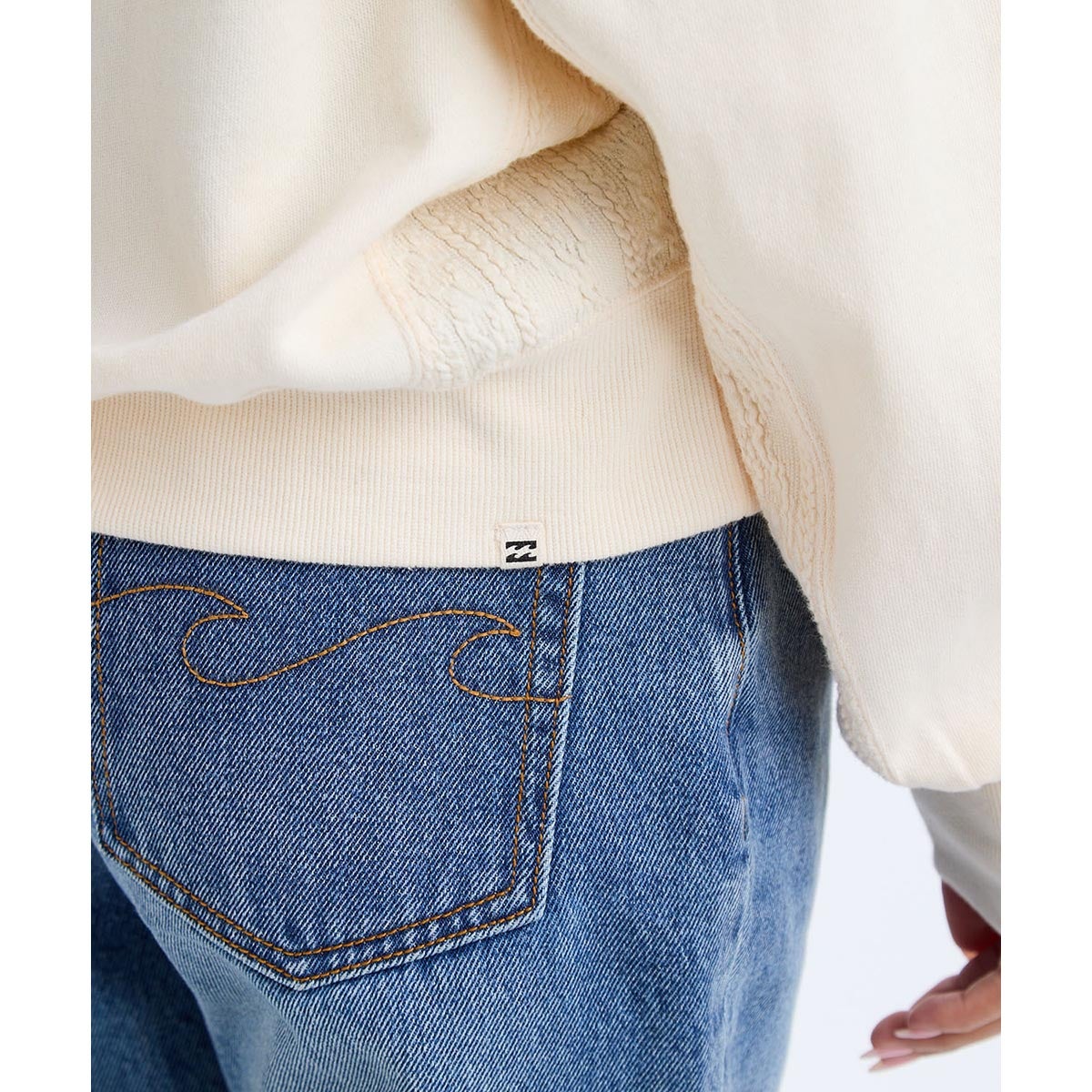 ビラボン BILLABONG　BOAT NECK LOOSE CROPPED CREW レディース トレーナー BF014003 詳細15