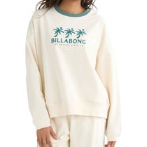 ビラボン BILLABONG　TRIPLE PALMS SWEAT CREW 調温機能 レディース トレーナー BF014010