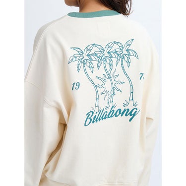 ビラボン BILLABONG　TRIPLE PALMS SWEAT CREW 調温機能 レディース トレーナー BF014010 詳細4