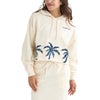 ビラボン BILLABONG　TRIPLE PALMS SWEAT PARKA 吸水速乾 レディース パーカー BF014017 ホワイト（WCP）