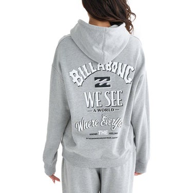 ビラボン BILLABONG　MESSAGE ARCH LOOSE PARKA レディース パーカー BF014022 詳細3